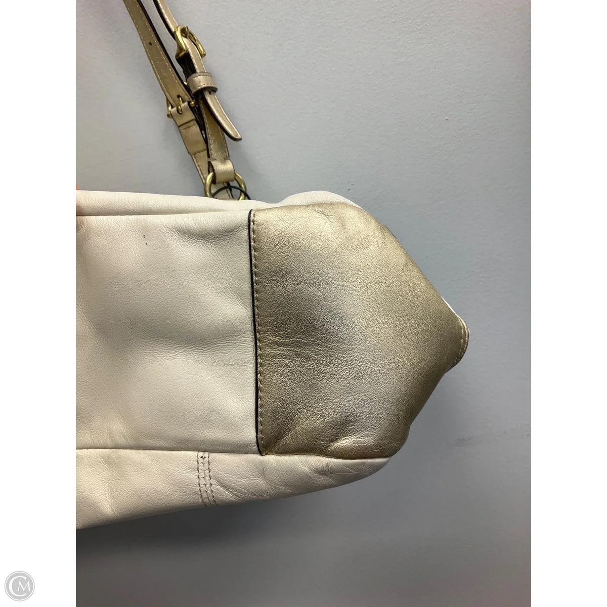Tote Designer By Coach, Size: Medium