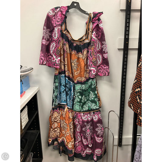 Dress Designer By Farm Rio In Paisley Print, Size: Xl