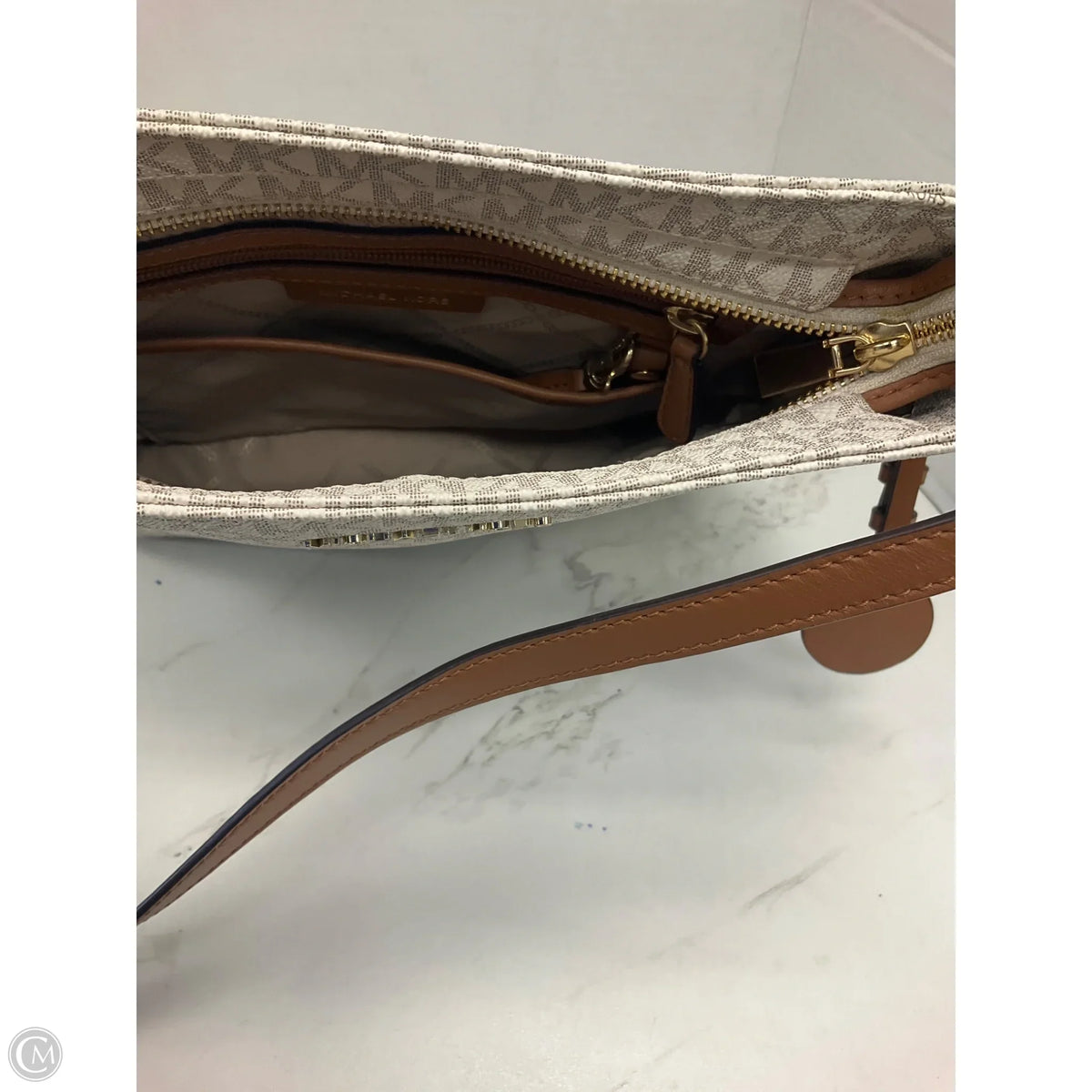 Crossbody Designer By Michael Kors, Size: Large