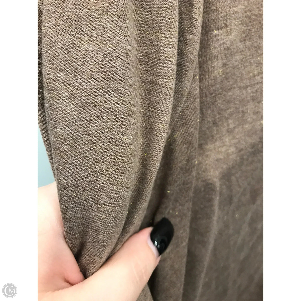 Top Long Sleeve By Nine West In Brown, Size: M