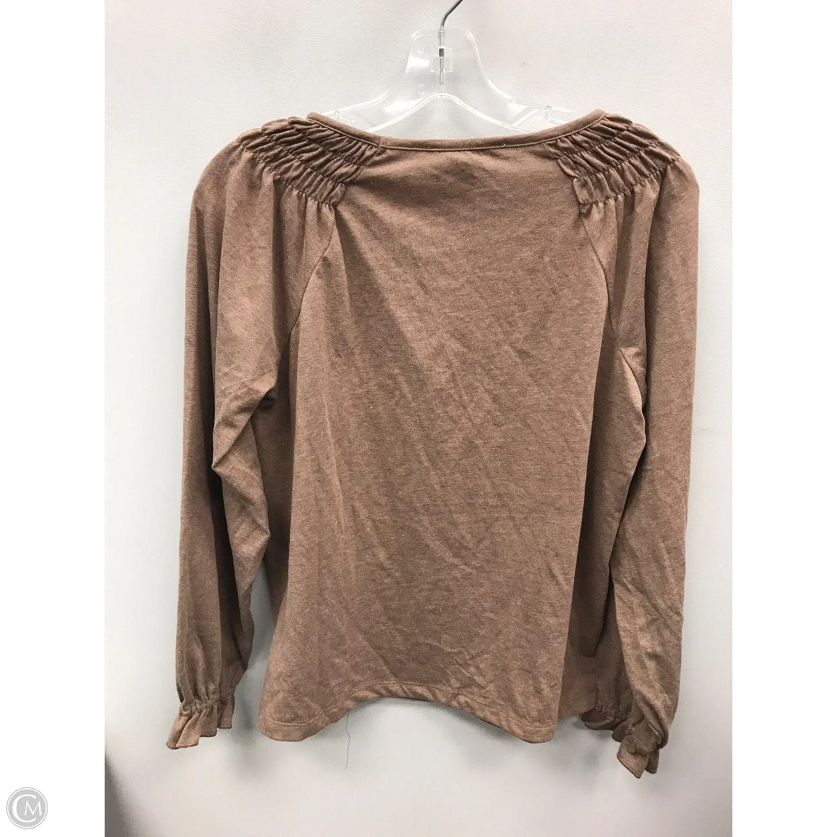 Top Long Sleeve By Nine West In Brown, Size: M