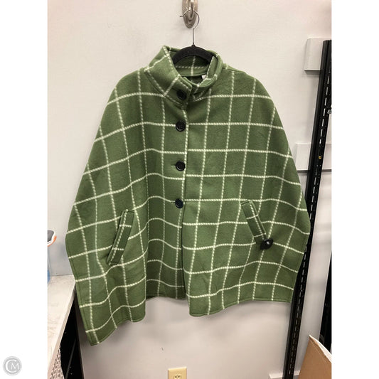 Poncho By Clothes Mentor In Green, Size: Osfm