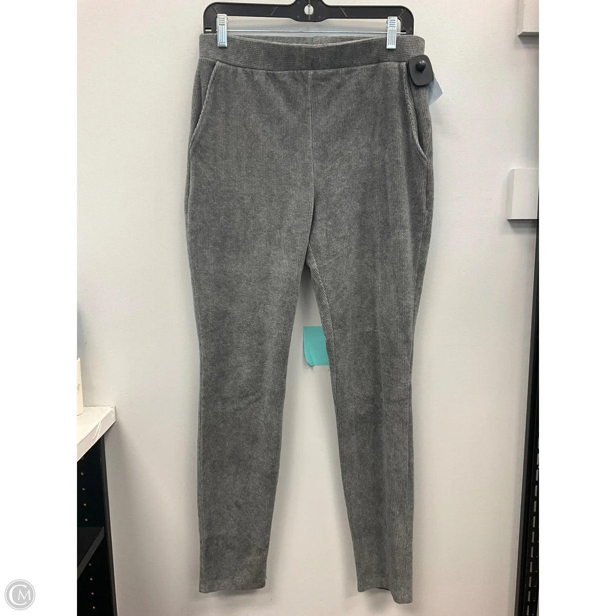 Pants Leggings By Lands End In Grey, Size: M