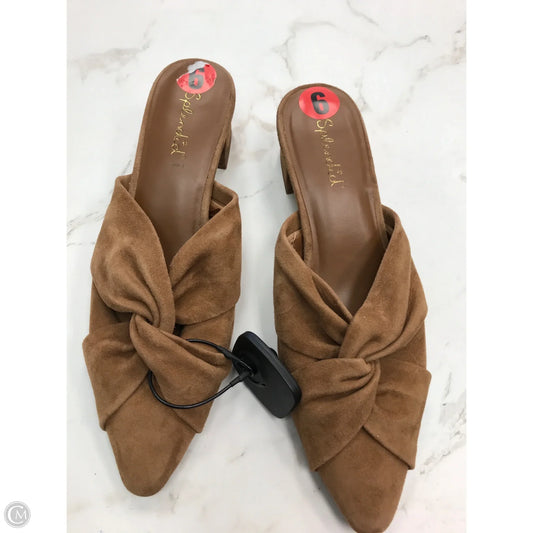 Shoes Heels Block By Splendid In Brown, Size: 6