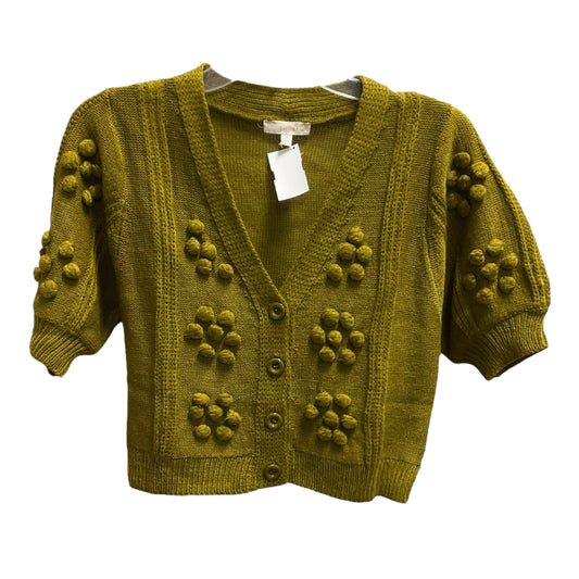 Sweater Short Sleeve By Clothes Mentor In Green, Size: M