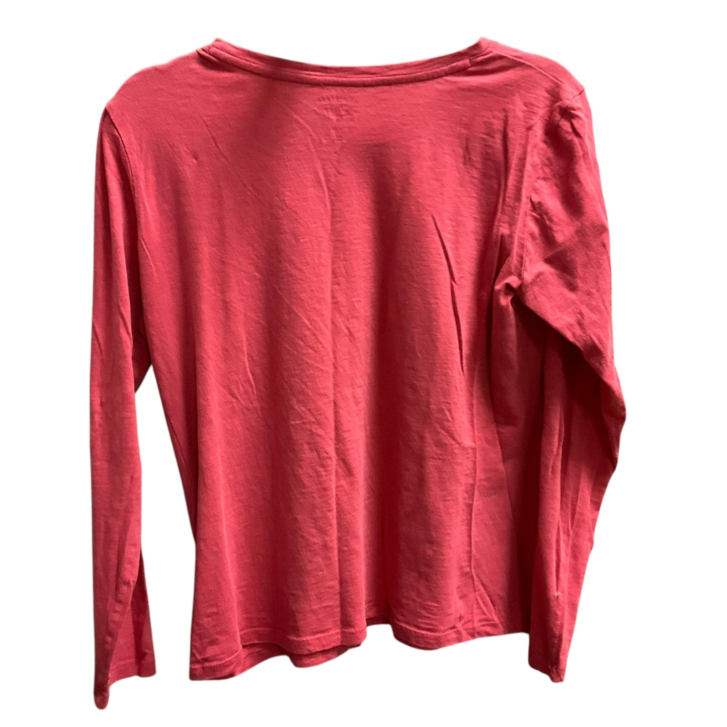 Top Long Sleeve By Bass In Pink, Size: M