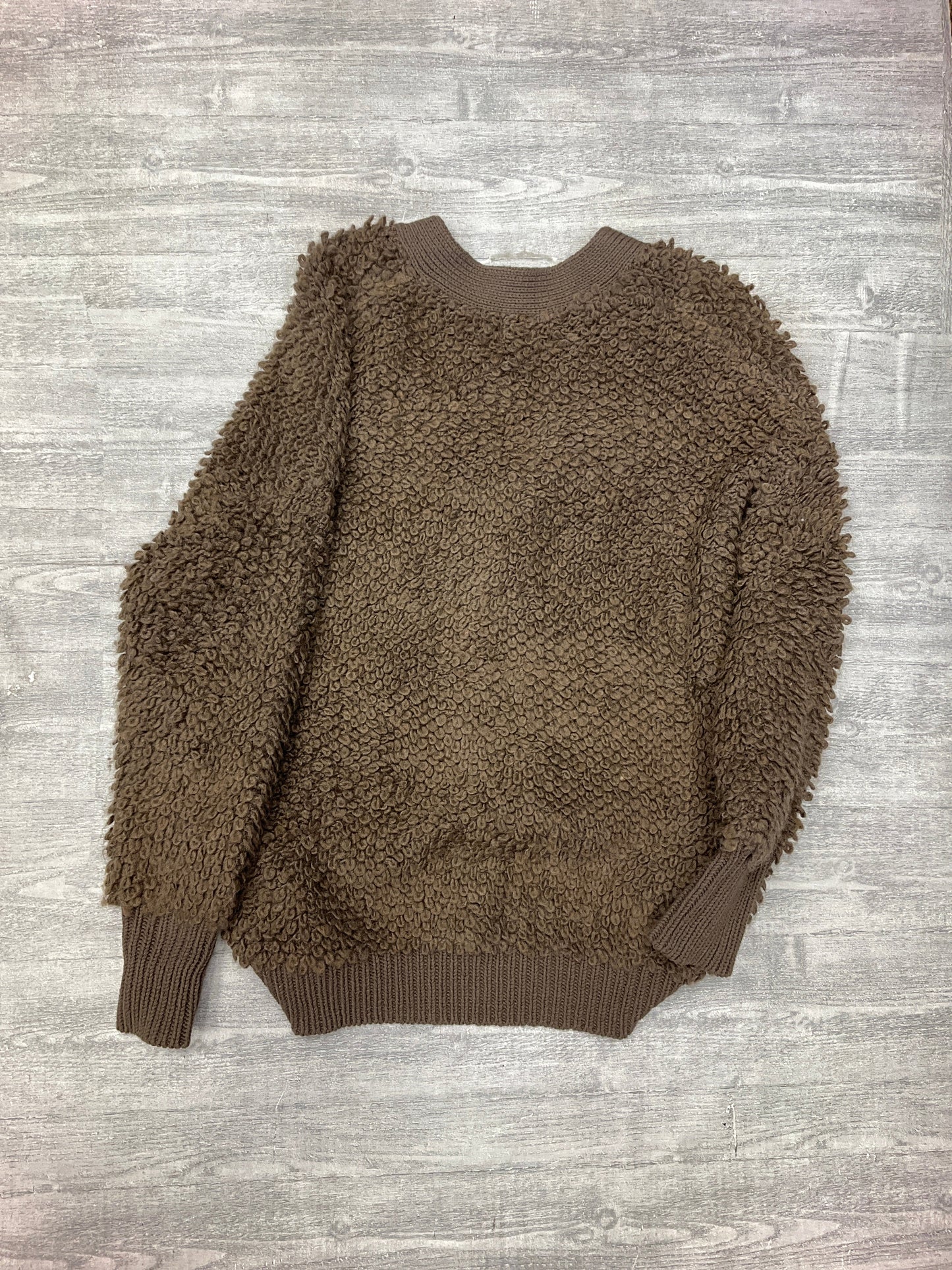 Sweater Cardigan By A New Day In Brown, Size: M