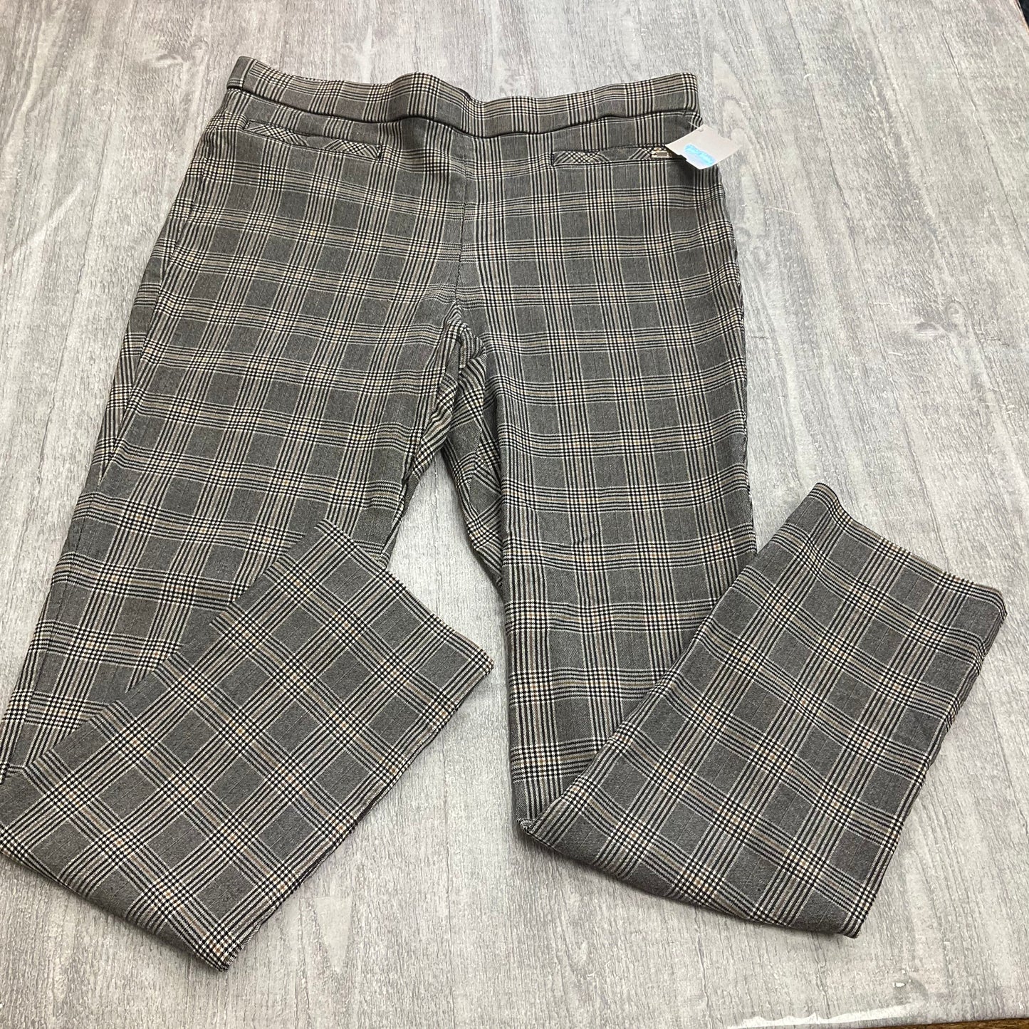 Pants Dress By Jones And Co In Plaid Pattern, Size: M