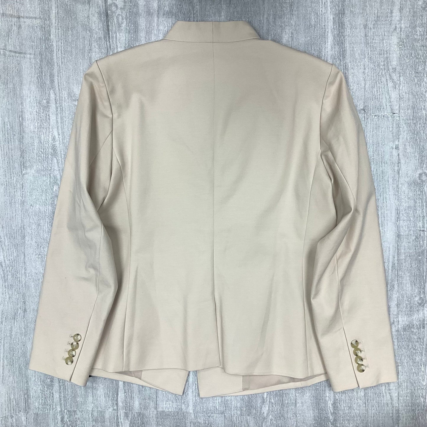 Blazer By Ann Taylor In Cream, Size: 12p