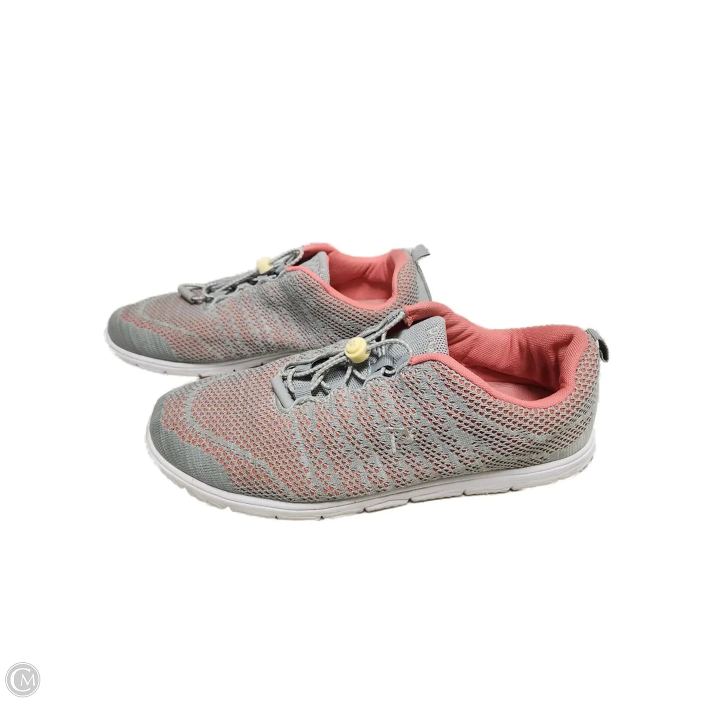Shoes Sneakers By Clothes Mentor In Grey & Pink, Size: 12