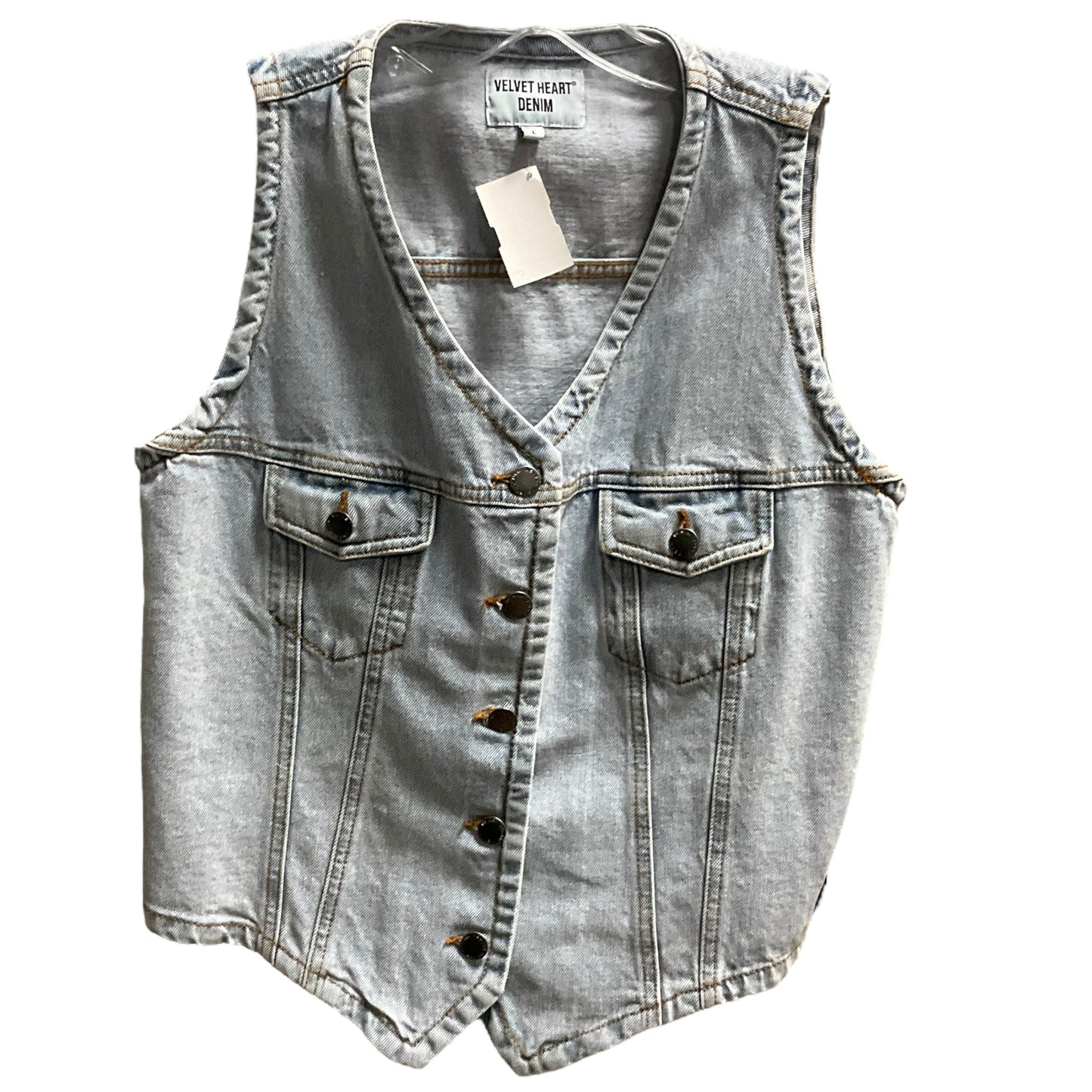 Vest Other By Velvet Heart In Blue, Size: L