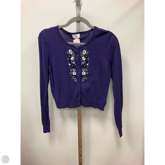 Cardigan By Loft In Purple, Size: S