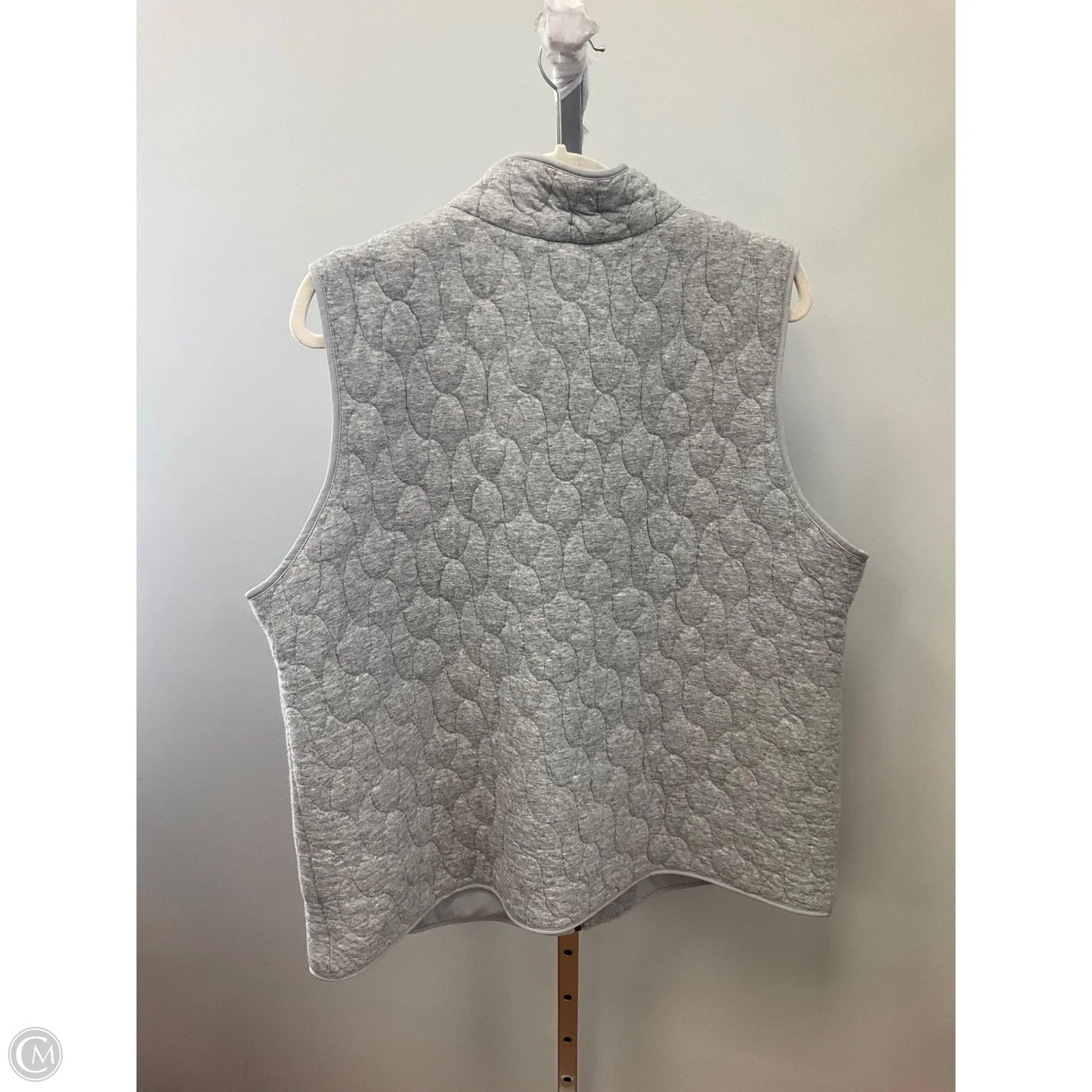 Vest Puffer & Quilted By Market & Spruce In Grey, Size: Xxl