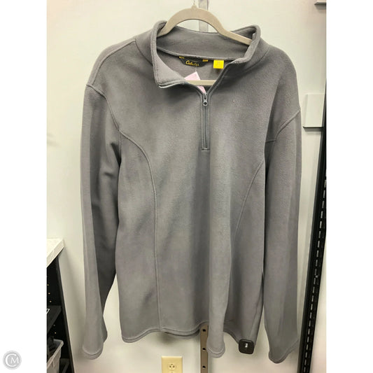 Jacket Fleece By Cabelas In Grey, Size: 2x