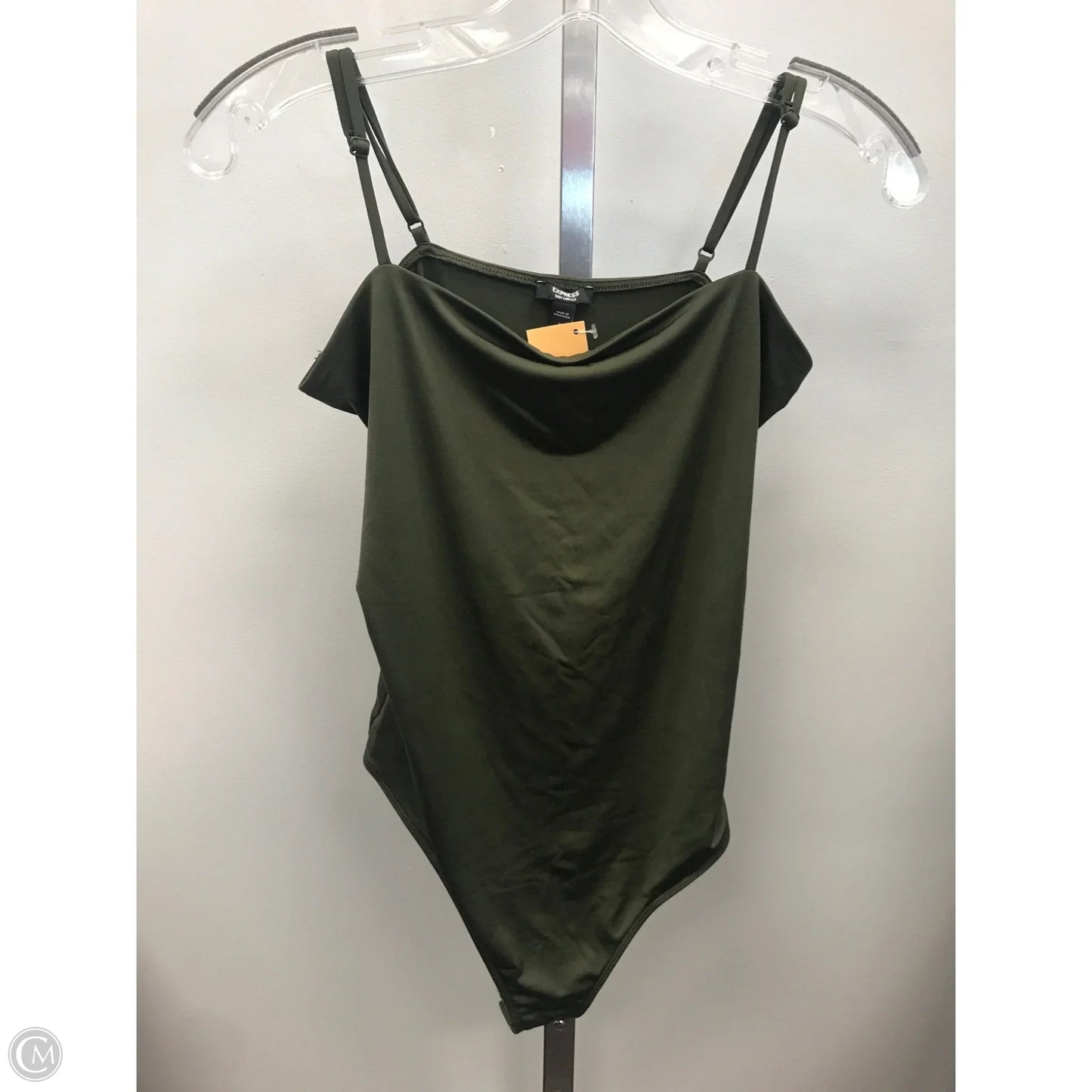 Bodysuit By Express In Green, Size: M