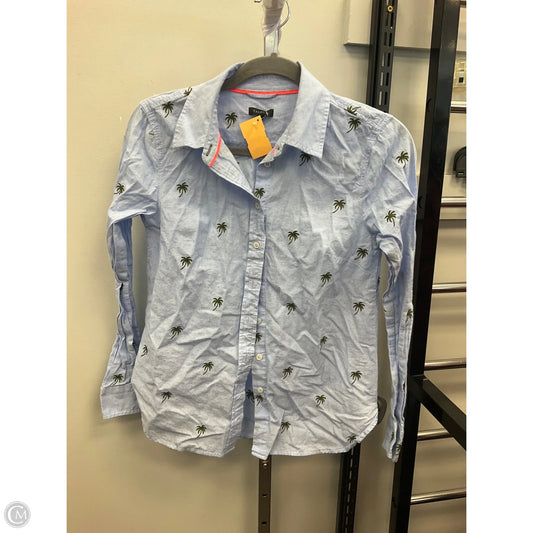 Top Long Sleeve By Talbots In Blue, Size: Xs