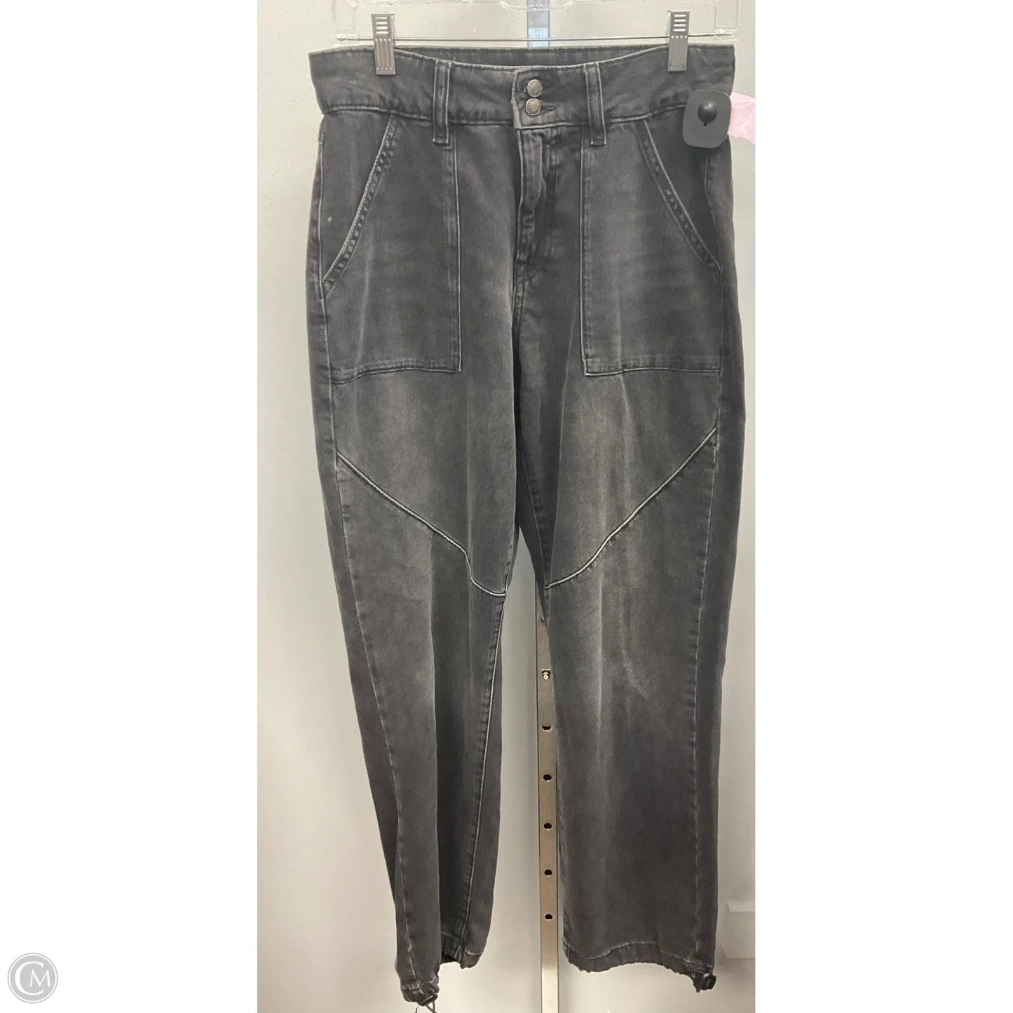 Jeans Wide Leg By Forever 21 In Black, Size: M