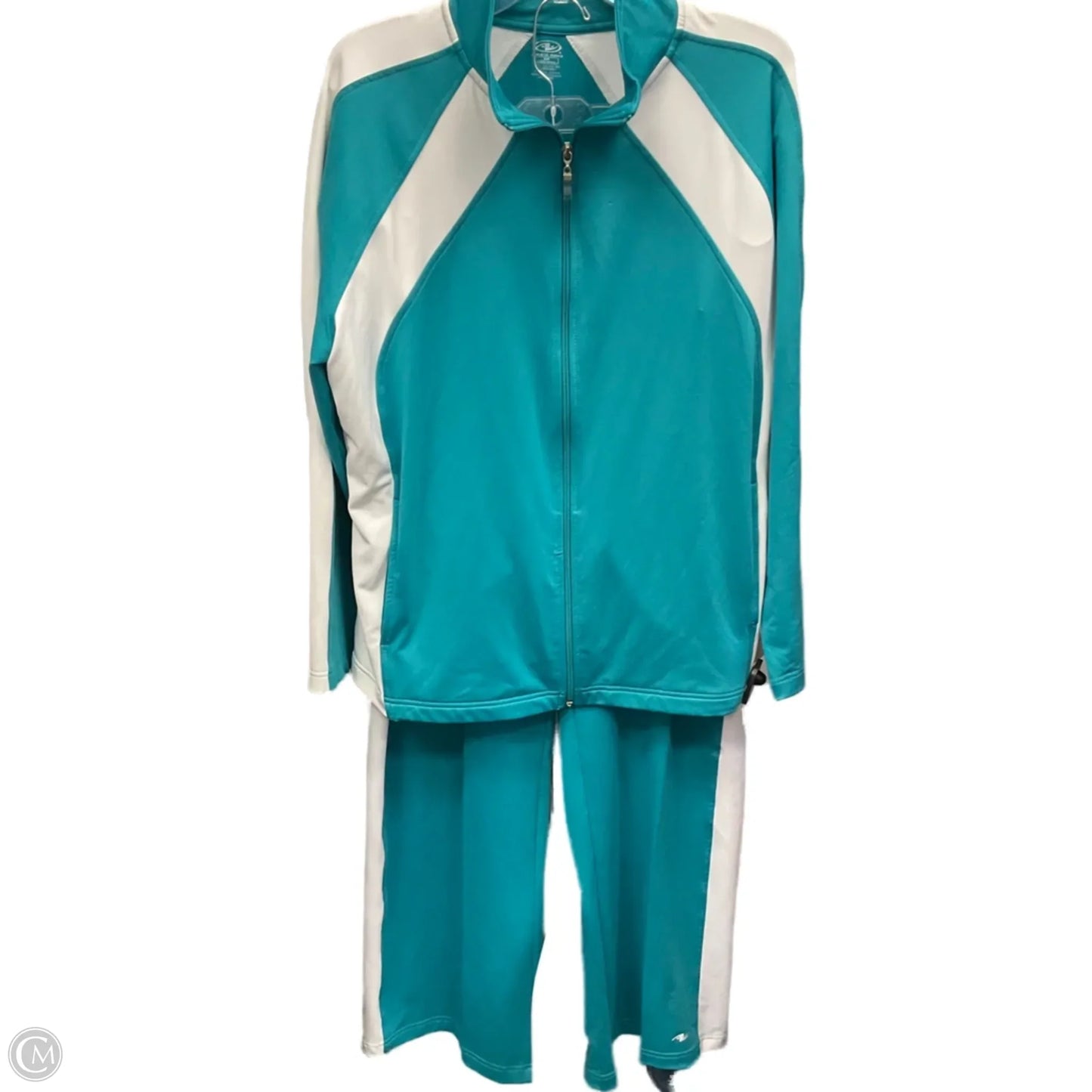 Athletic Pants 2pc By Athletic Works In Aqua, Size: 2x