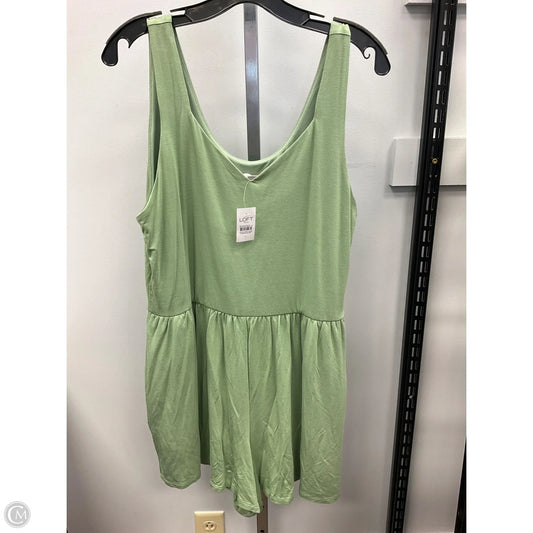Romper By Loft In Green, Size: L