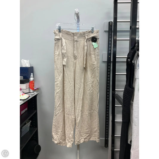 Pants Linen By Banana Republic In Cream, Size: 10