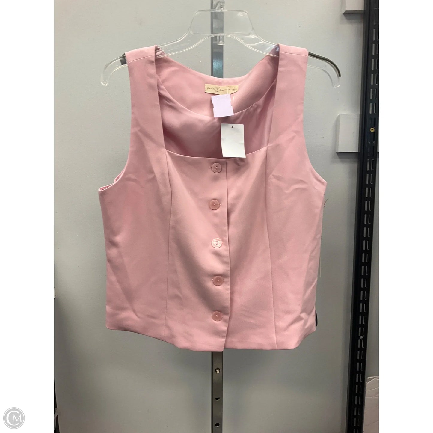 Vest Other By Clothes Mentor In Pink, Size: Xl
