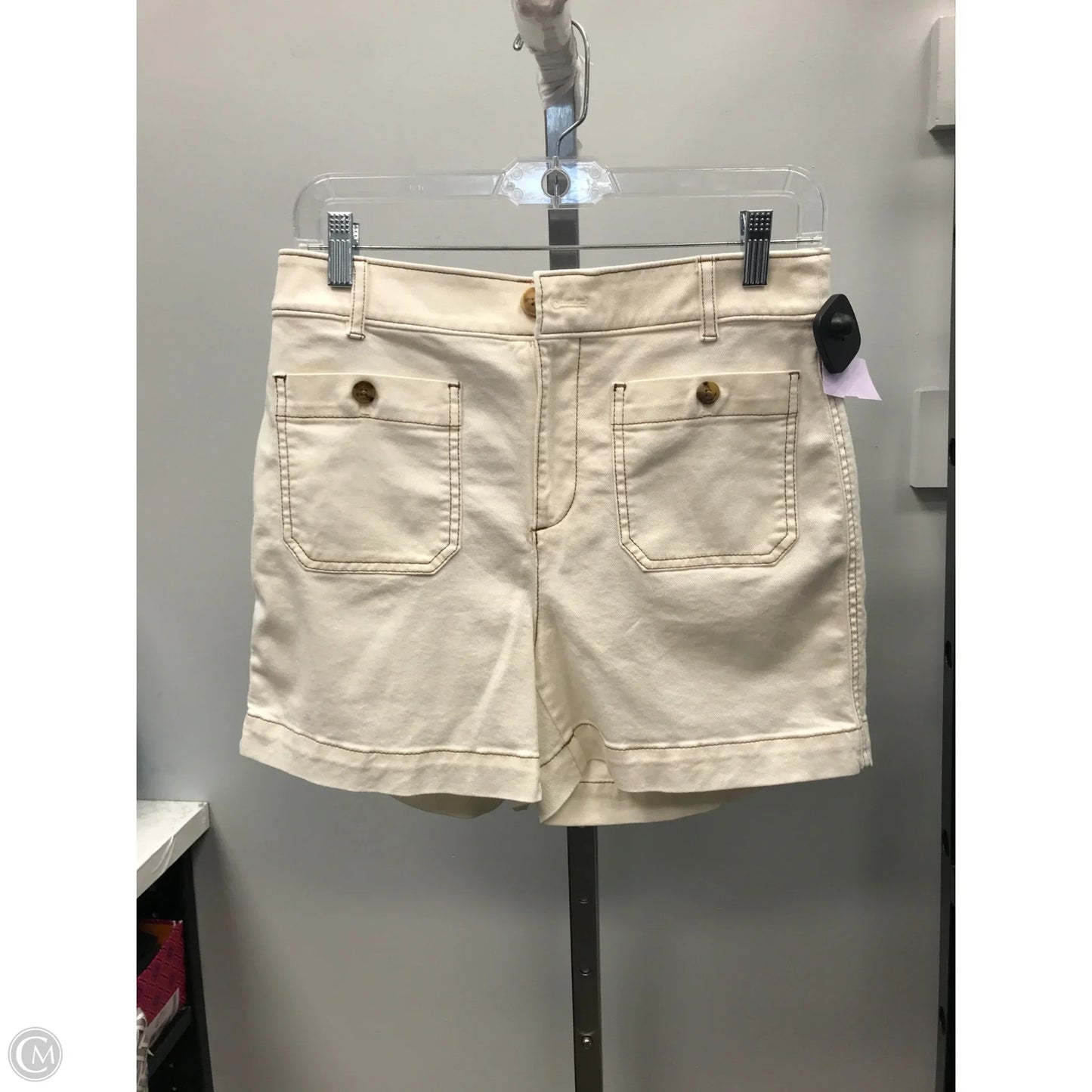 Shorts By Loft In Cream, Size: 2