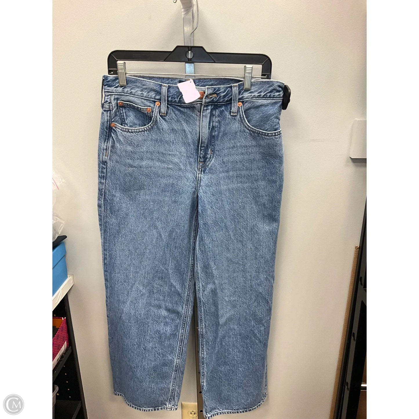 Jeans Wide Leg By J. Crew In Blue Denim, Size: 6