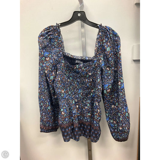 Top Long Sleeve By Vineyard Vines In Blue, Size: M