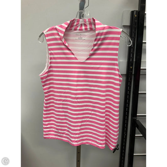 Top Sleeveless By Talbots In Striped Pattern, Size: S