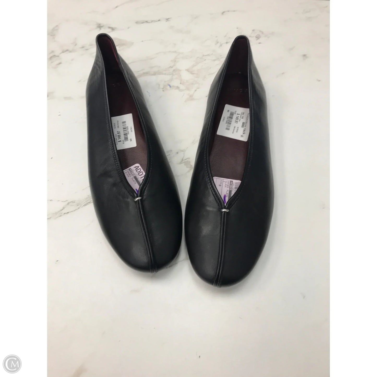 Shoes Flats By Vince In Black, Size: 9