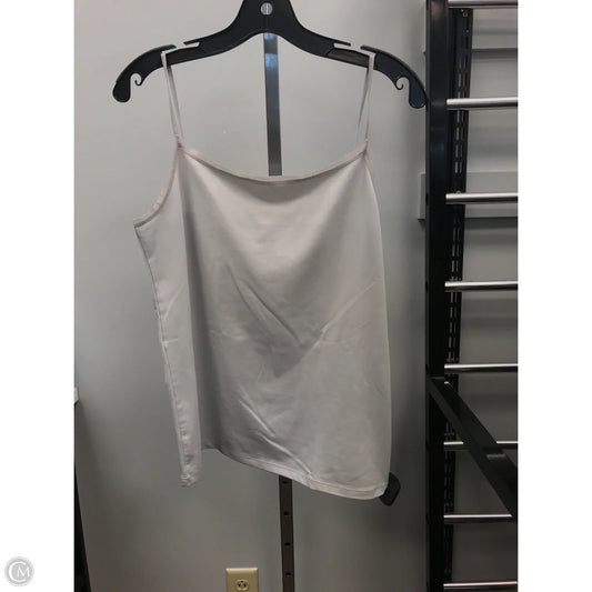 Top Sleeveless Basic By Ann Taylor In Grey, Size: L