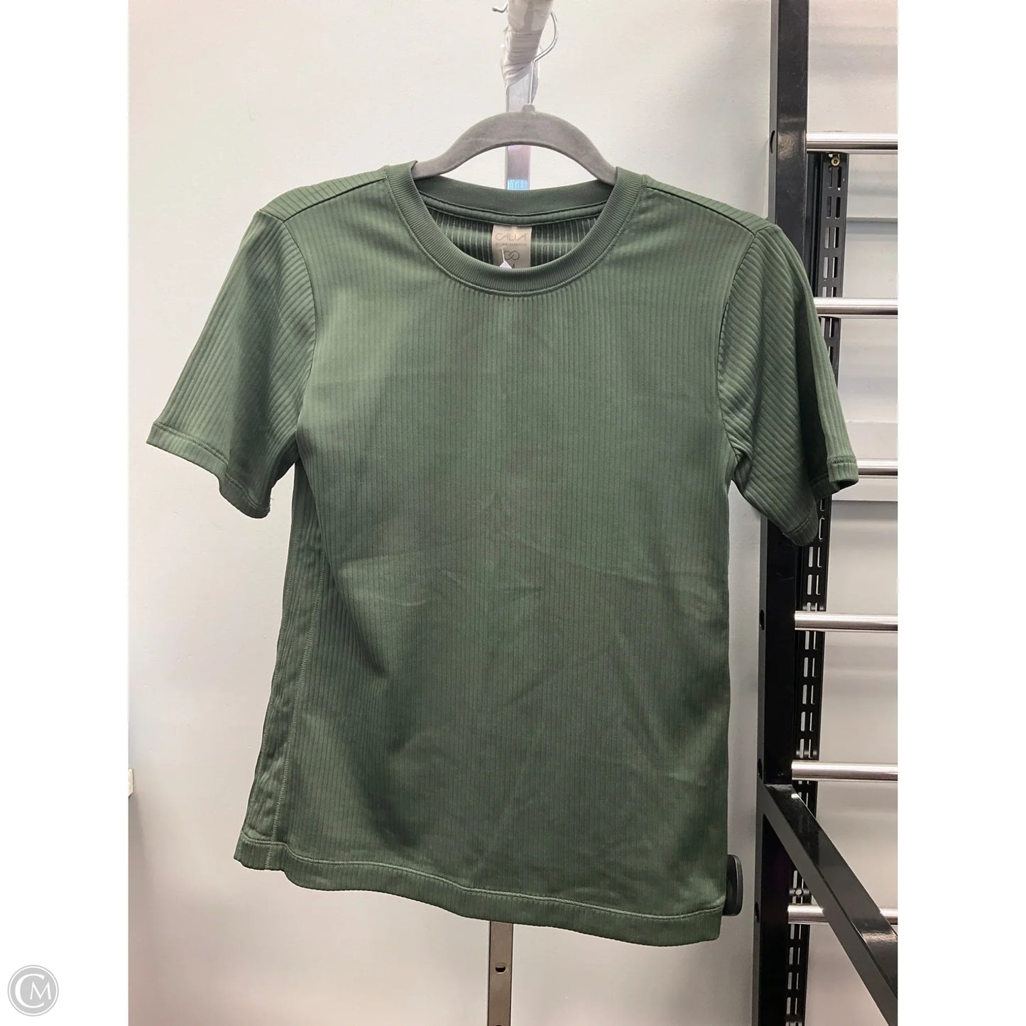 Top Short Sleeve By Calia In Green, Size: M