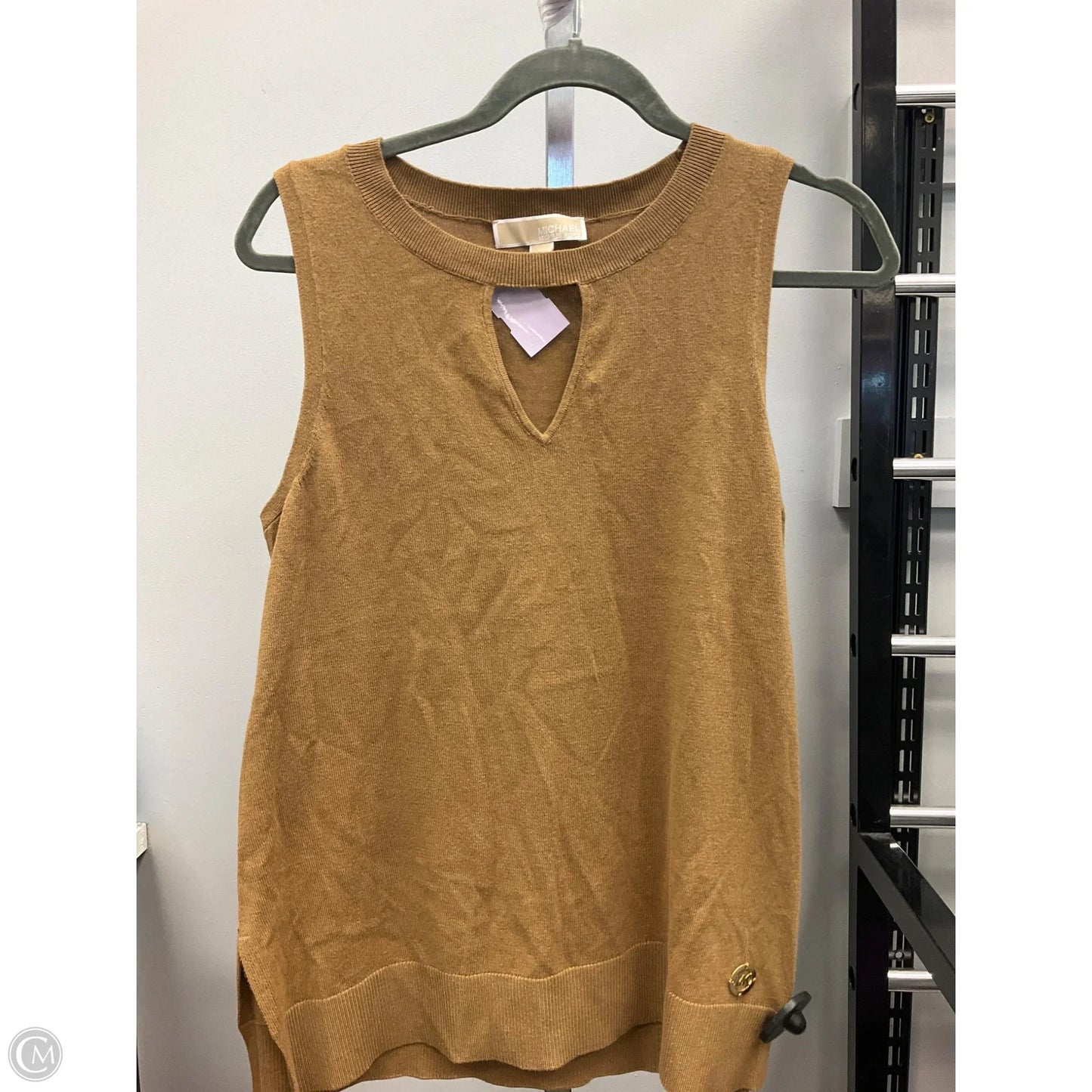 Top Sleeveless By Michael By Michael Kors In Brown, Size: S