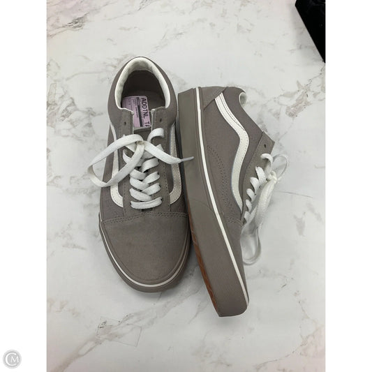 Shoes Sneakers By Vans In Grey, Size: 7