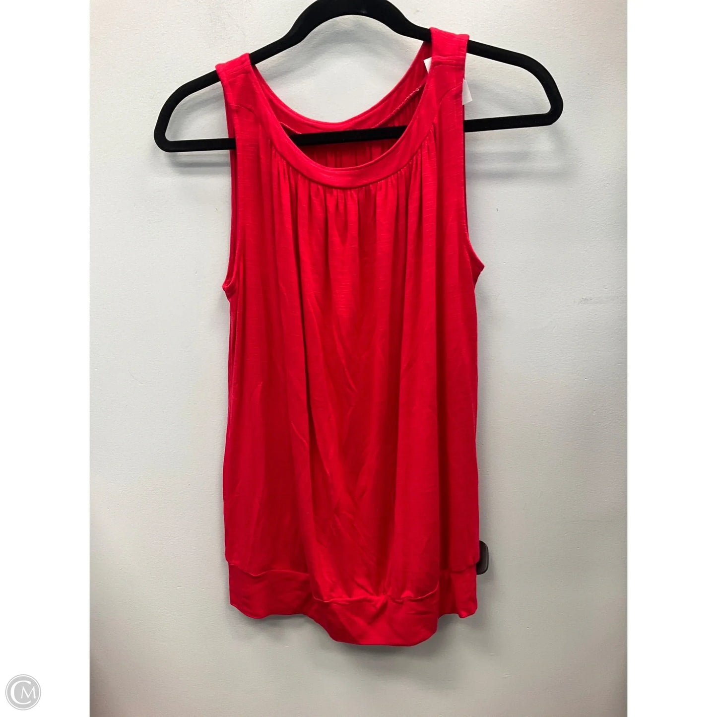 Top Sleeveless By Loft In Red, Size: S