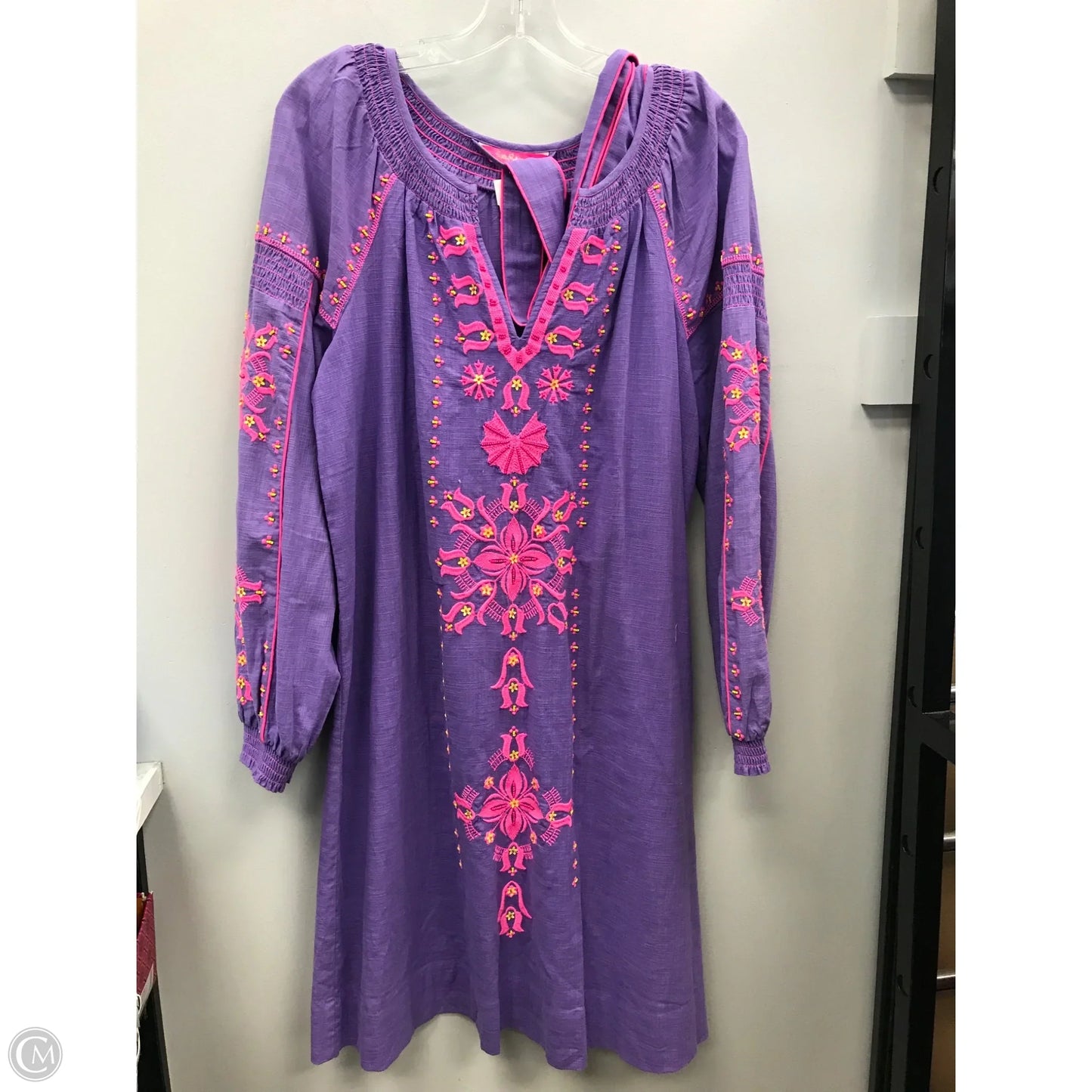 Dress Designer By Lilly Pulitzer In Pink & Purple, Size: 8