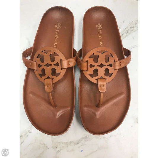 Sandals Designer By Tory Burch In Brown, Size: 10.5