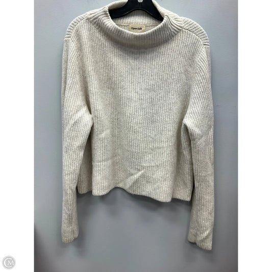 Sweater By Open Edit In Cream, Size: L