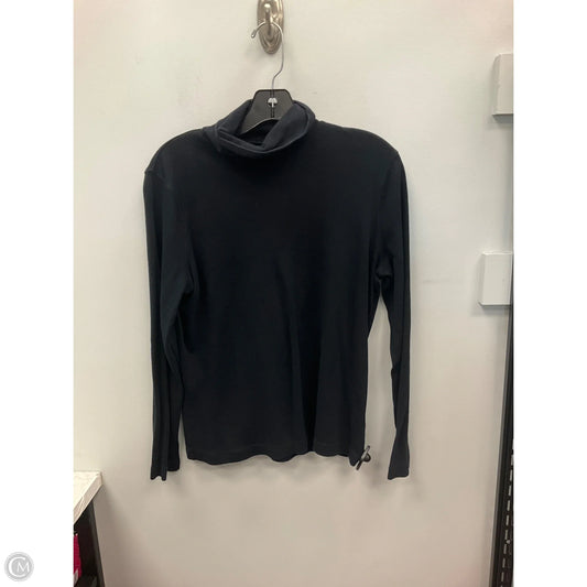 Top Long Sleeve By Croft And Barrow In Black, Size: M