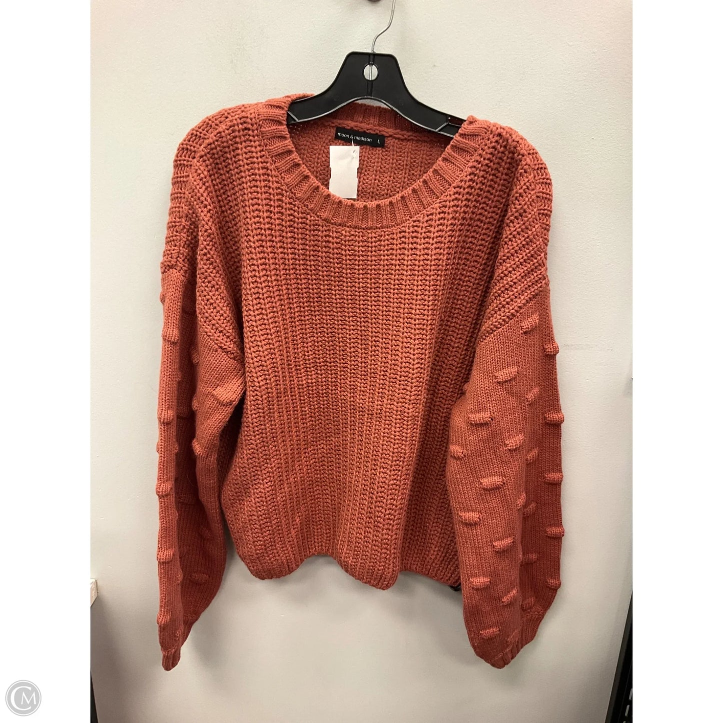 Sweater By Moon And Madison In Orange, Size: L