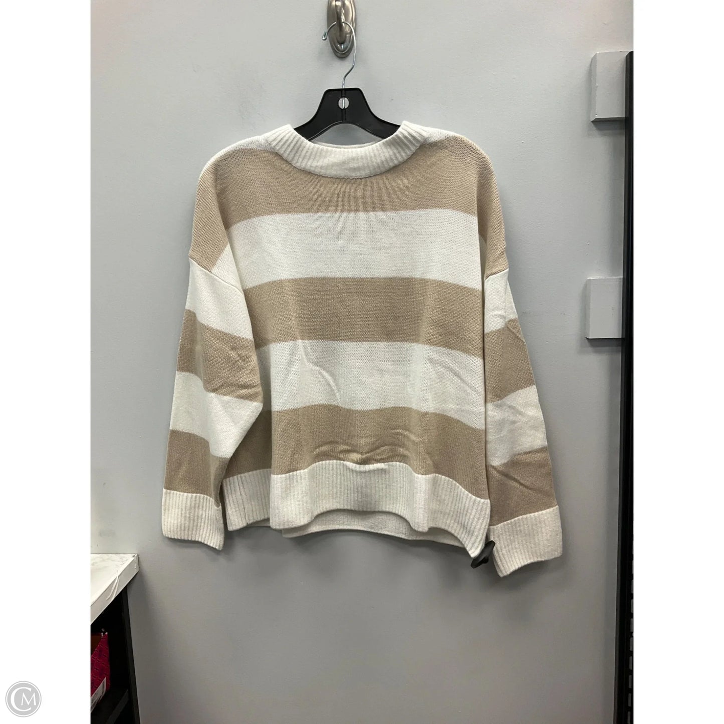 Sweater By Divided In Cream & Tan, Size: M