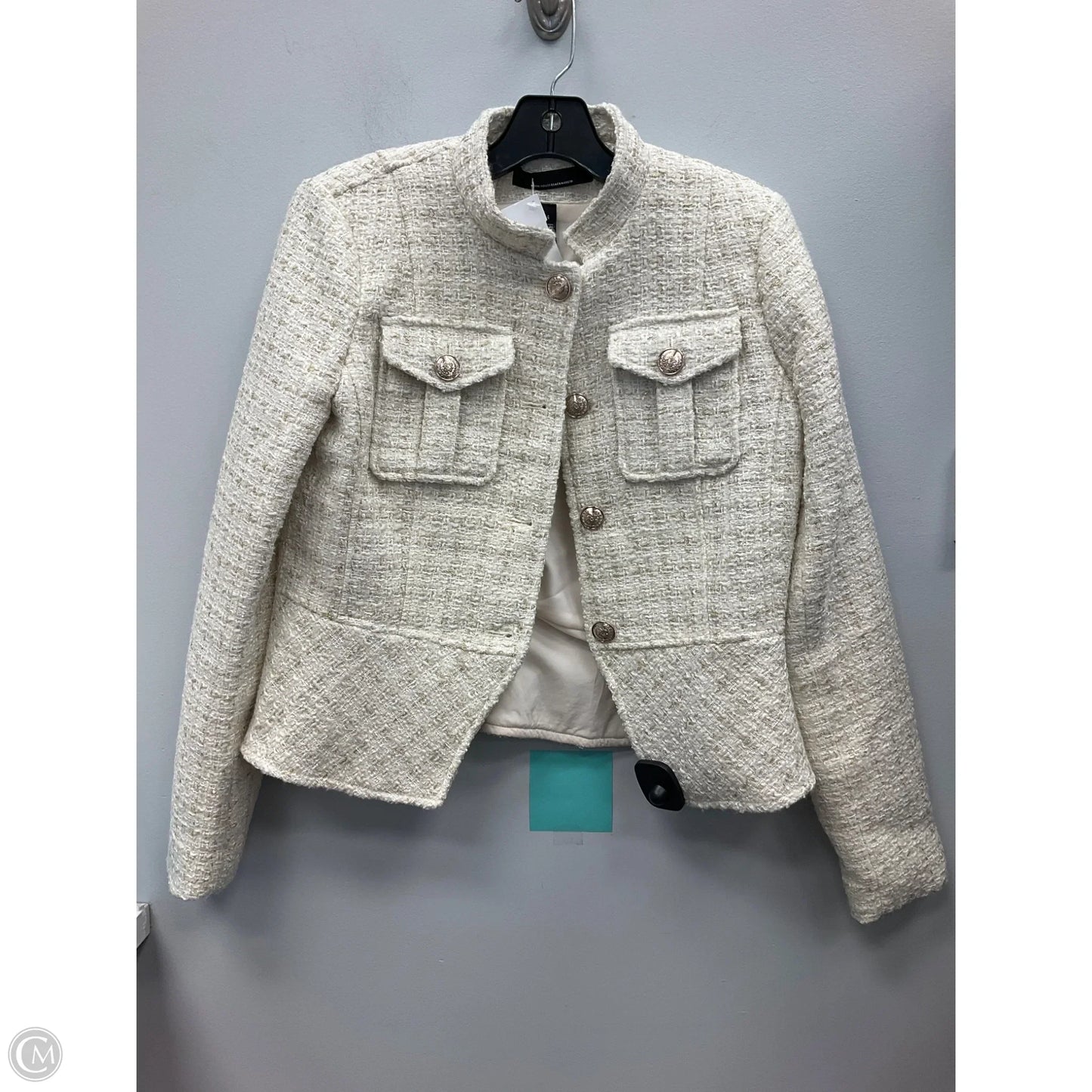Blazer By White House Black Market In Cream, Size: 4