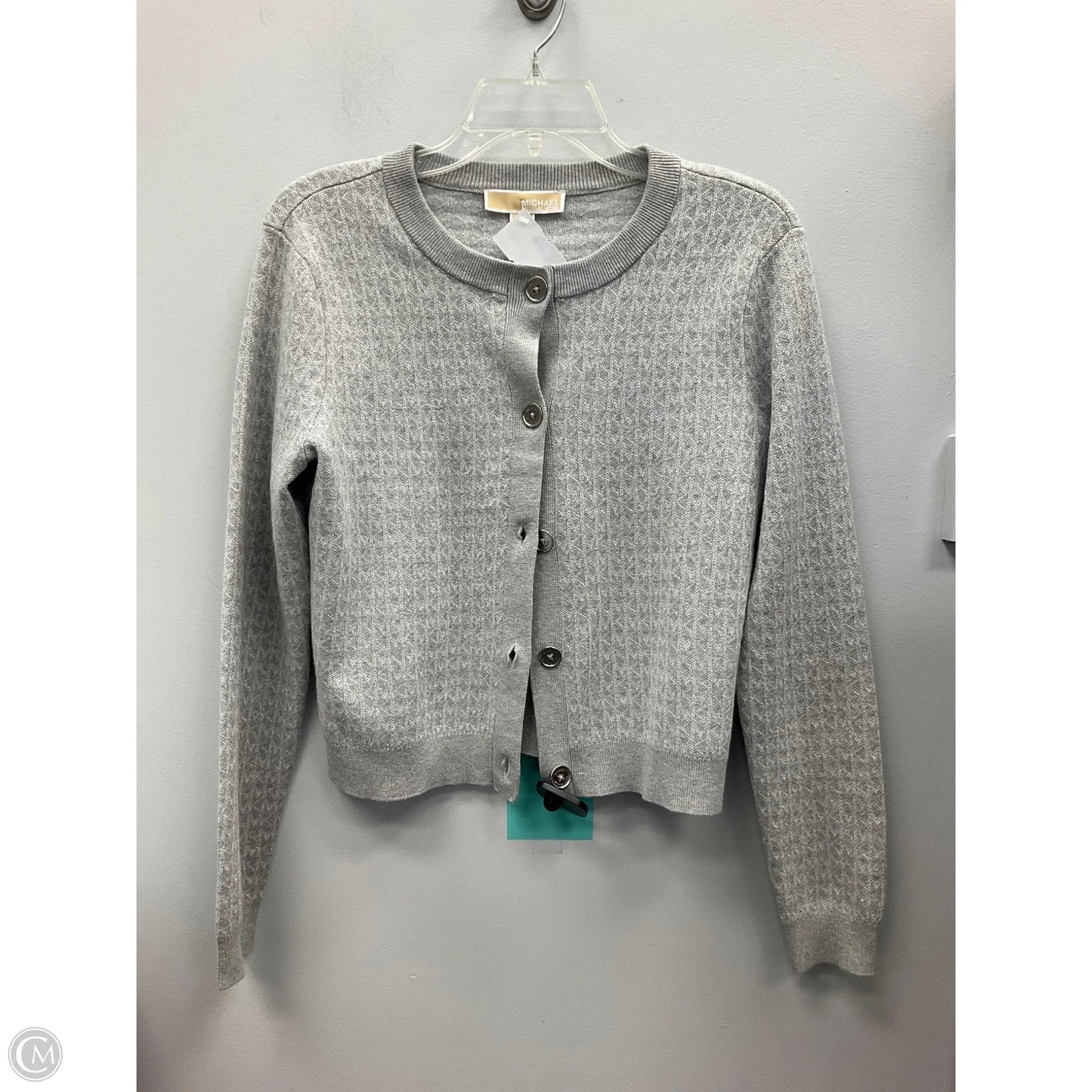 Cardigan By Michael By Michael Kors In Grey, Size: M