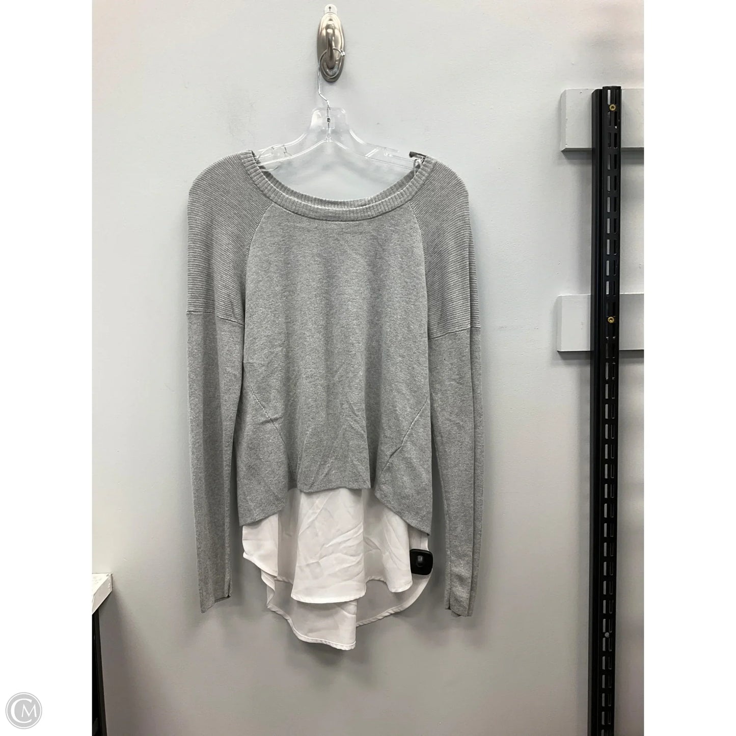Top Long Sleeve By Michael By Michael Kors In Grey, Size: M
