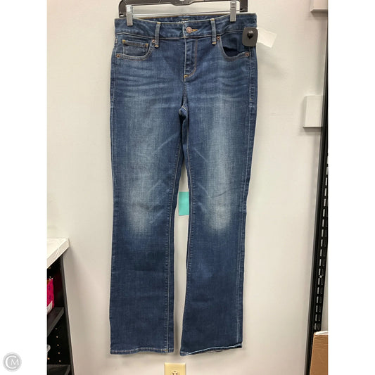 Jeans Straight By Lucky Brand In Blue Denim, Size: 6