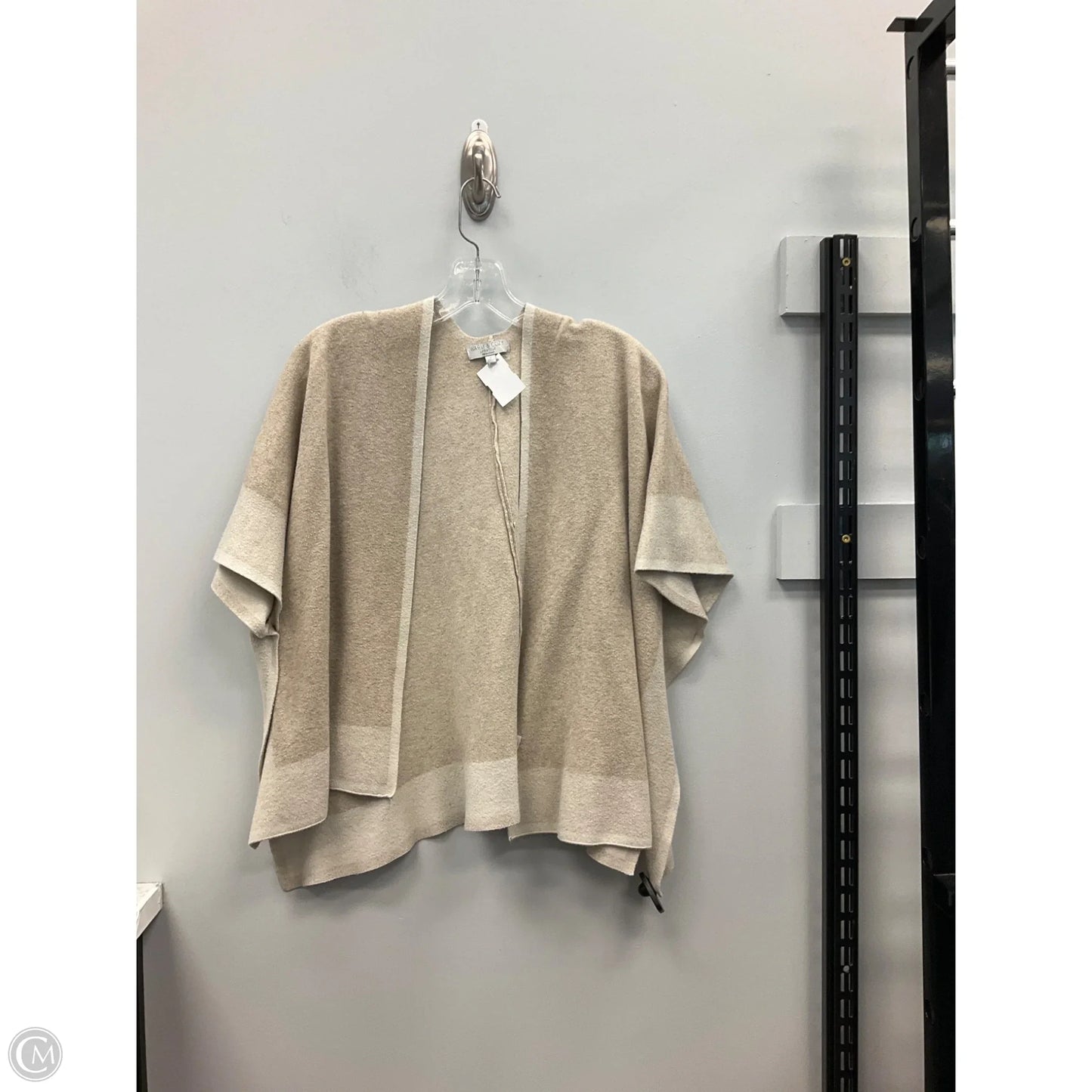Shawl By Clothes Mentor In Tan, Size: S