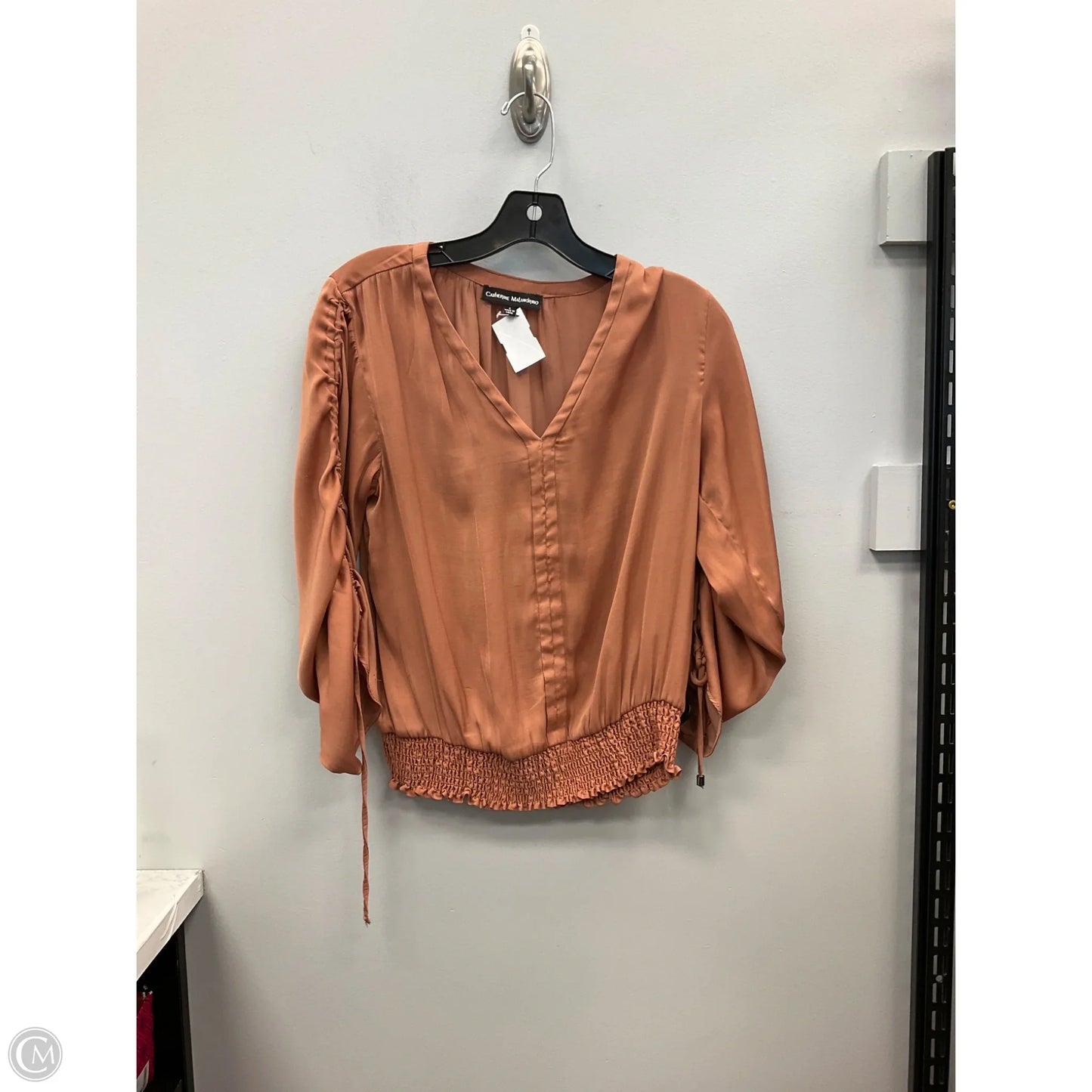 Top Long Sleeve By Catherine Malandrino In Copper, Size: S