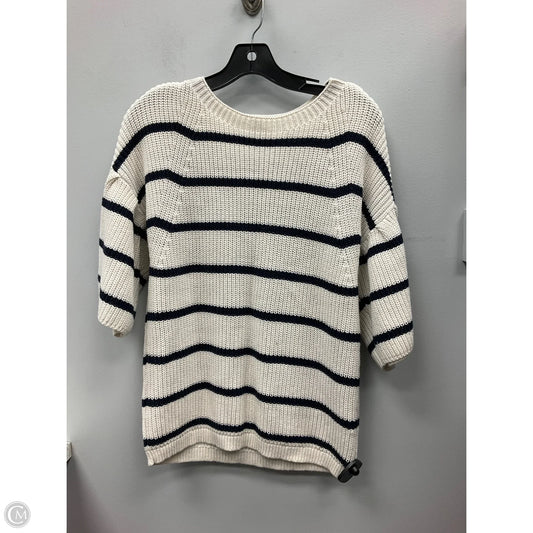 Sweater By Loft In Striped Pattern, Size: M