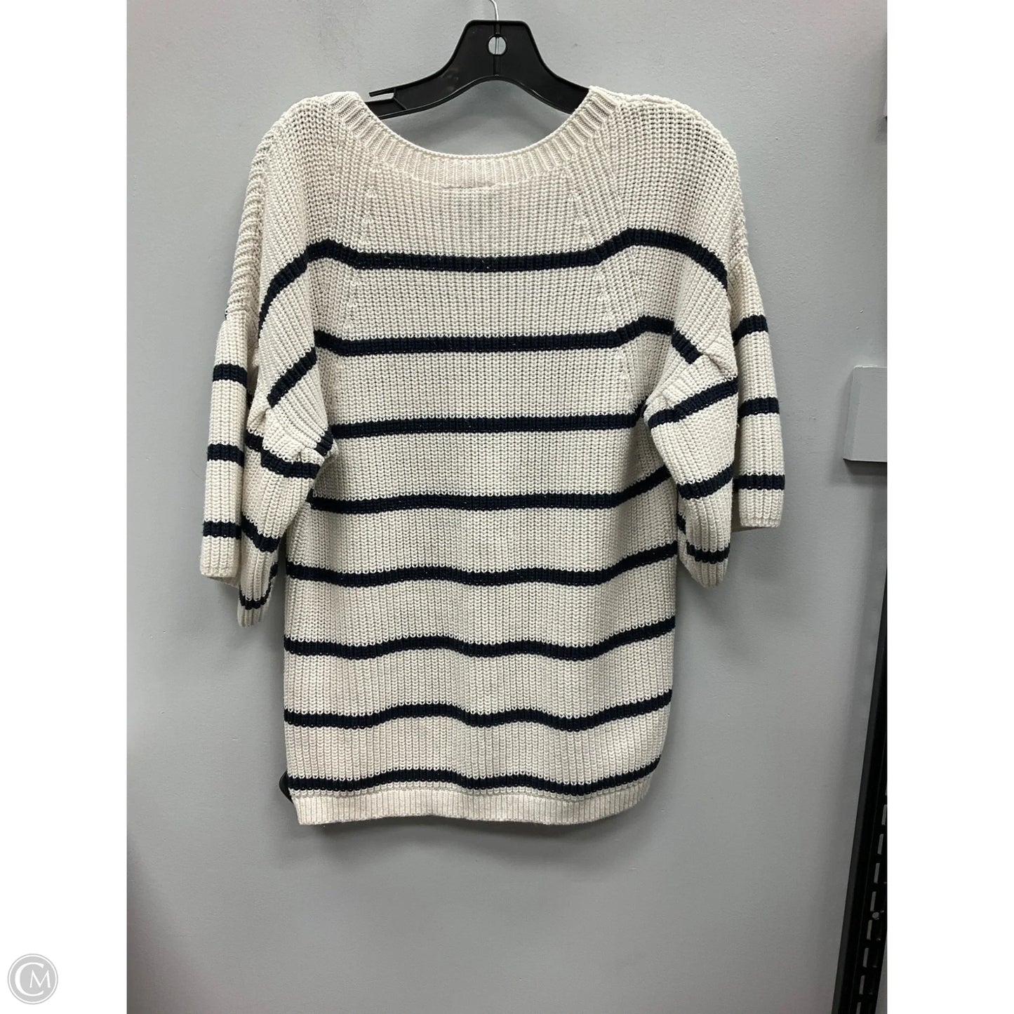 Sweater By Loft In Striped Pattern, Size: M
