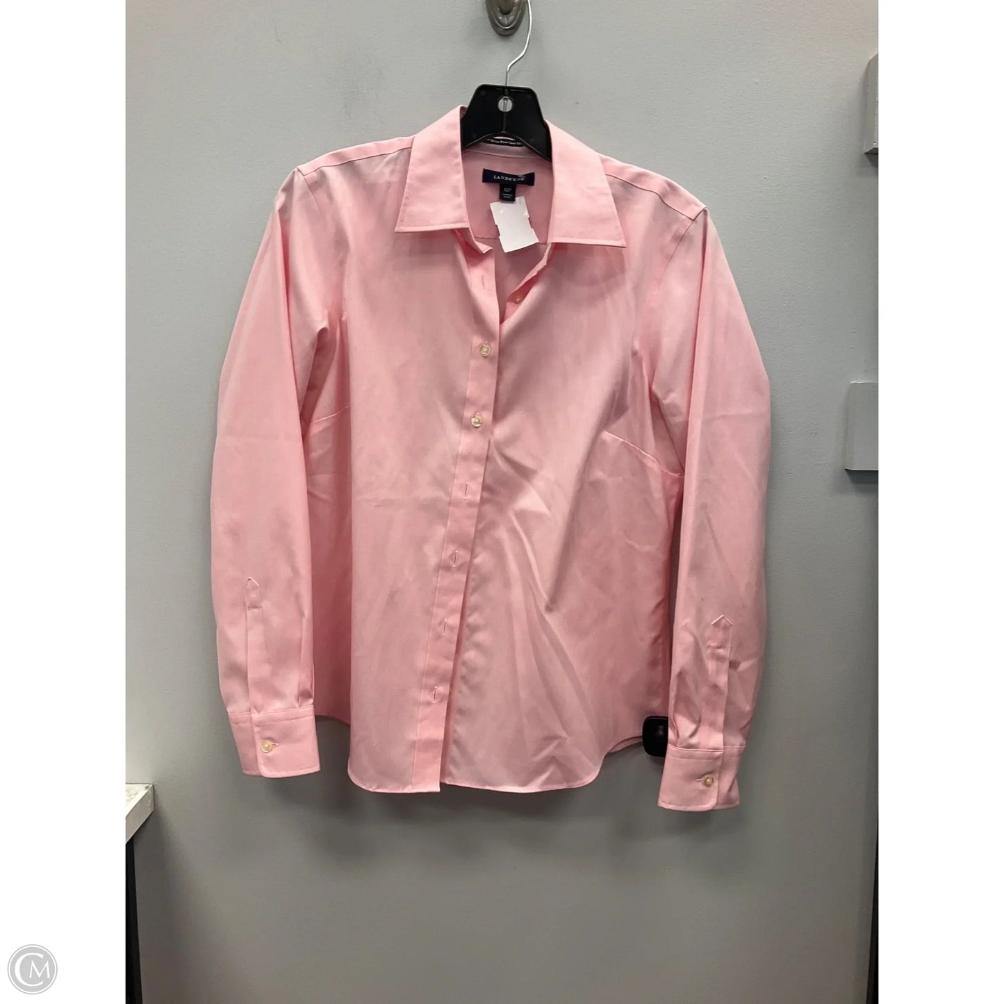 Top Long Sleeve By Lands End In Pink, Size: 10p